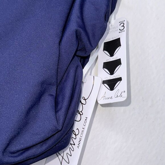 Anne Cole Women's Side Shirred High Waist
Bikini Bottom Size 22W - Picture 6 of 10